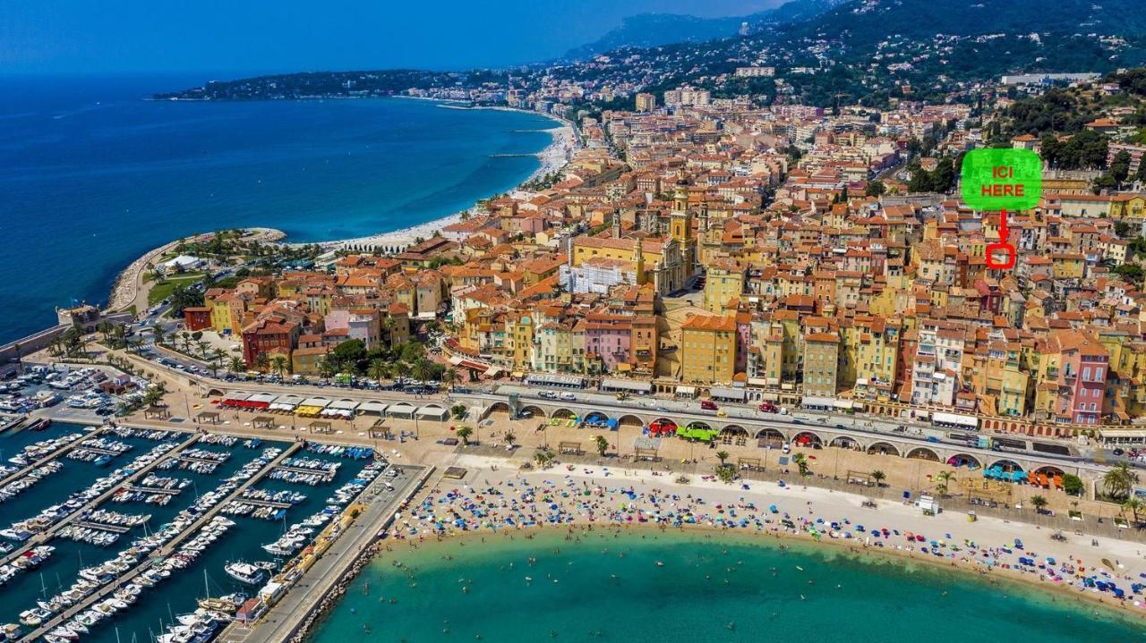 Menton, Centre Historique, Vue Mer المظهر الخارجي الصورة