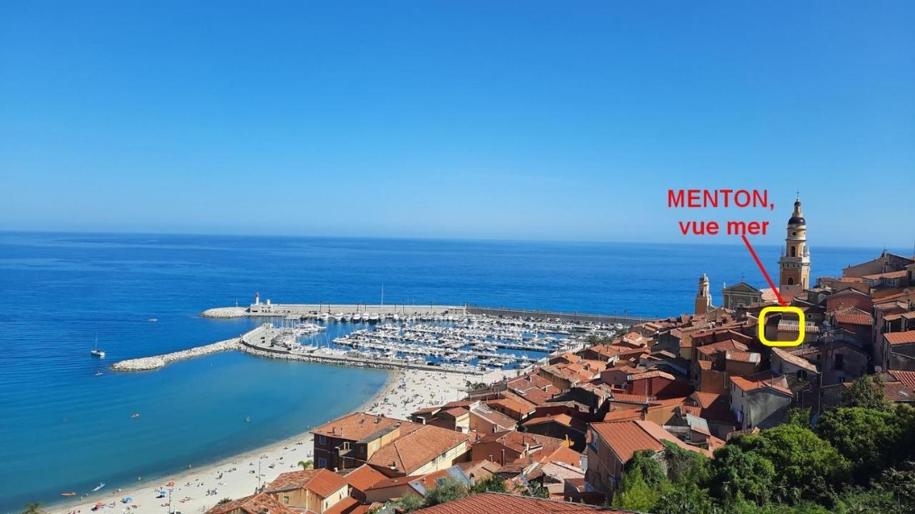 Menton, Centre Historique, Vue Mer المظهر الخارجي الصورة