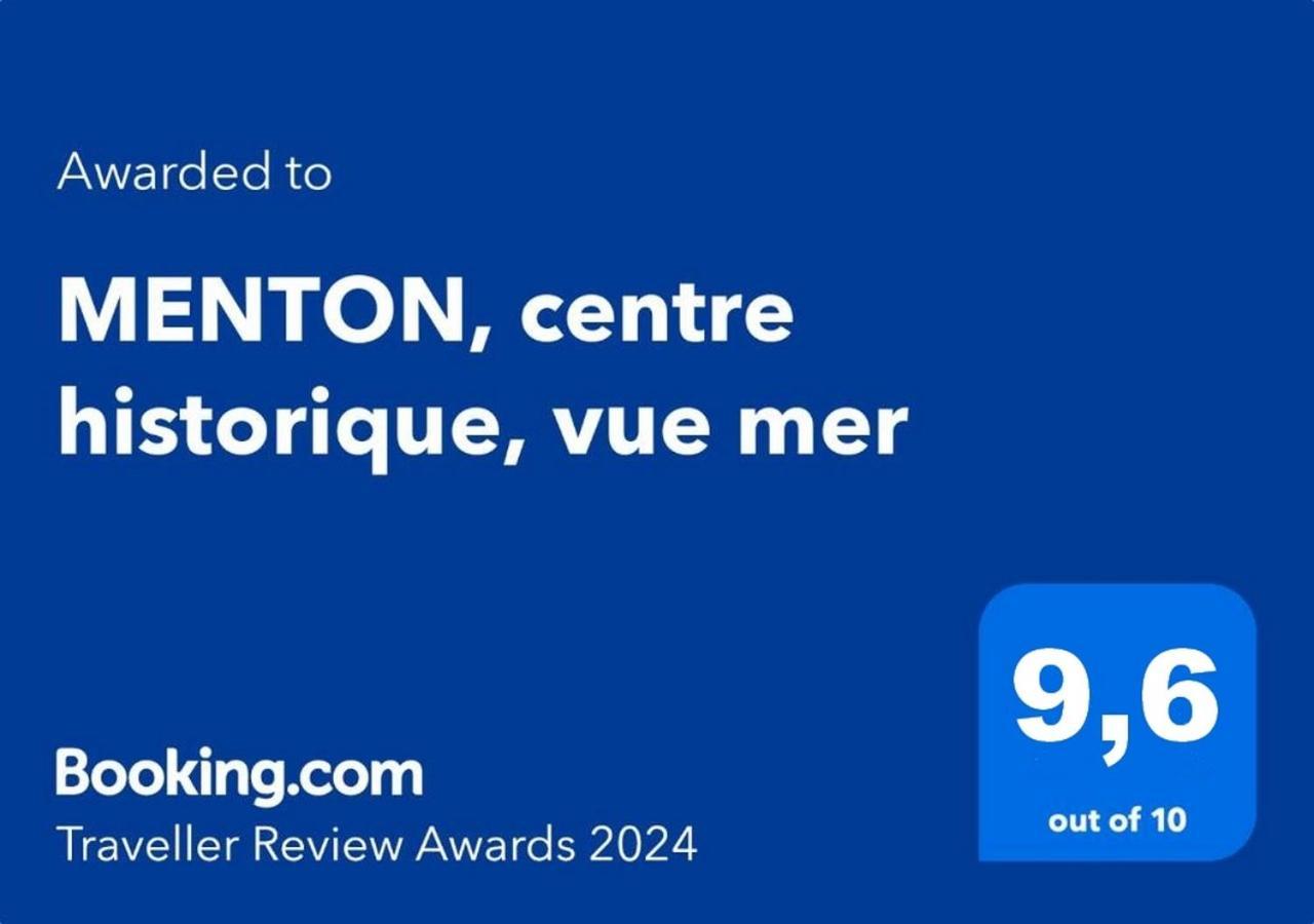 Menton, Centre Historique, Vue Mer المظهر الخارجي الصورة